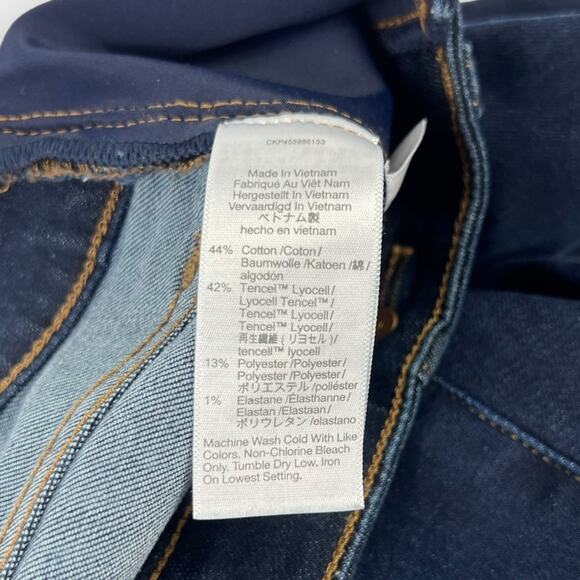 Madewell Maternity Side-Panel Skinny Jeans in Woodland Wash Size 25 - Picture 5 of 9